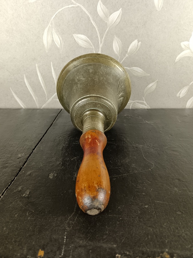 WWII British Military Cast Brass ARP Handbell  Warning Bell c.1940 (6).jpg